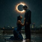 Eclipse Velvet Surrender: Her Throat-Fucked Under Cosmic Dark