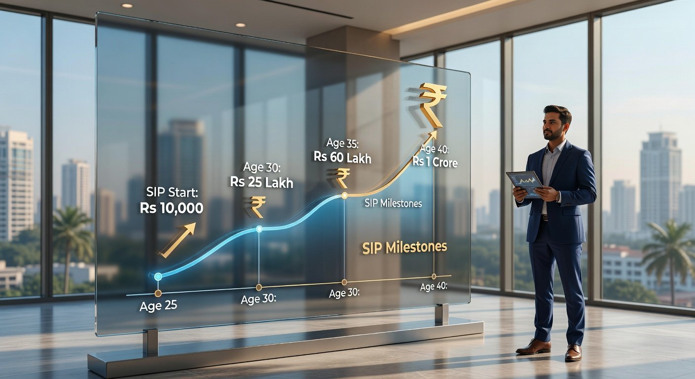 How to Build a Rs 1 Crore Portfolio by Age 40: Step-by-Step Plan for Indian Professionals