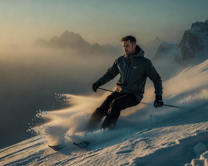 Rinkside Refinement: Quiet Luxury Ski Gear for Men